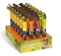 DINOSART - STYLO DINOSAURE 10 COULEURS ASST